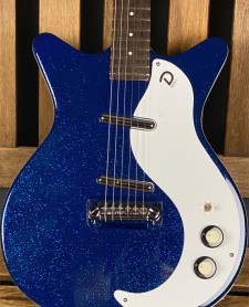Danelectro 59M NOS+ Deep Blue Metalflake